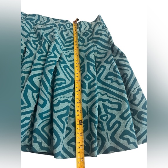 Vintage Le Coq Sportif Geometric Print Tennis Golf Skirt Sz 6 - Picture 7 of 9